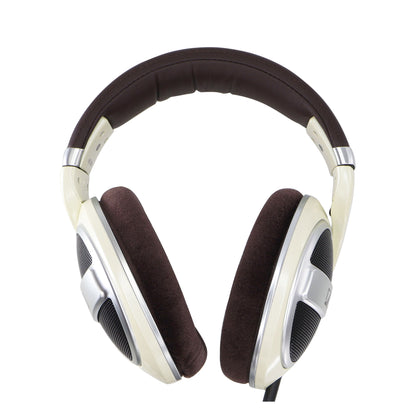 Sennheiser Open-Back Over-Ear Headphones (Matte Ivory) - HD-599 + Sony XB100 Portable Waterproof Bluetooth Speaker (Gray)