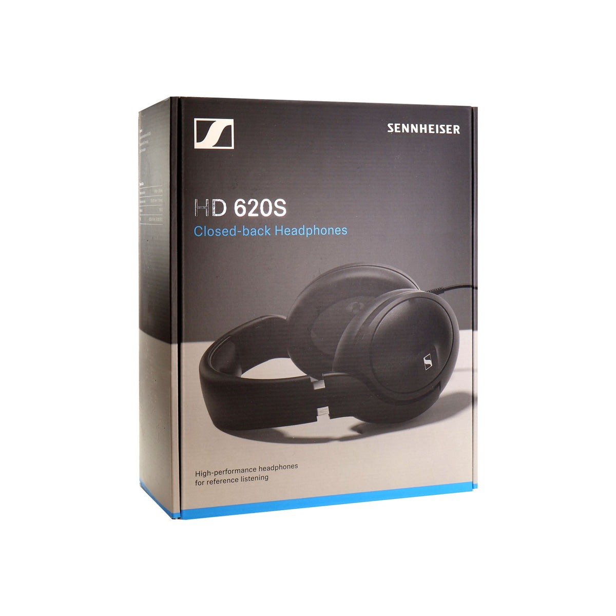 Sennheiser HD 620S Closed-Back Wired Audiophile Headphones + Sony XB100 Portable Waterproof Bluetooth Speaker (Gray)