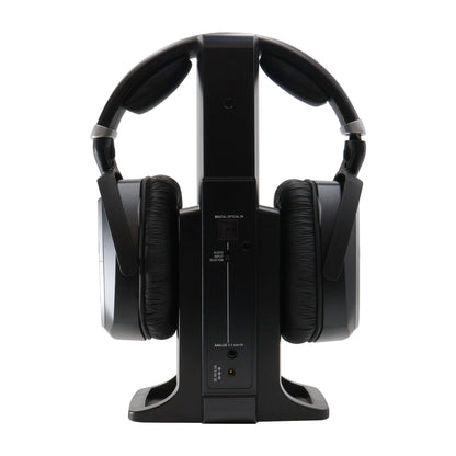 Sennheiser RS 195 Digital Wireless Headphone System for TV Listening + Sony XB100 Portable Waterproof Bluetooth Speaker (Gray)