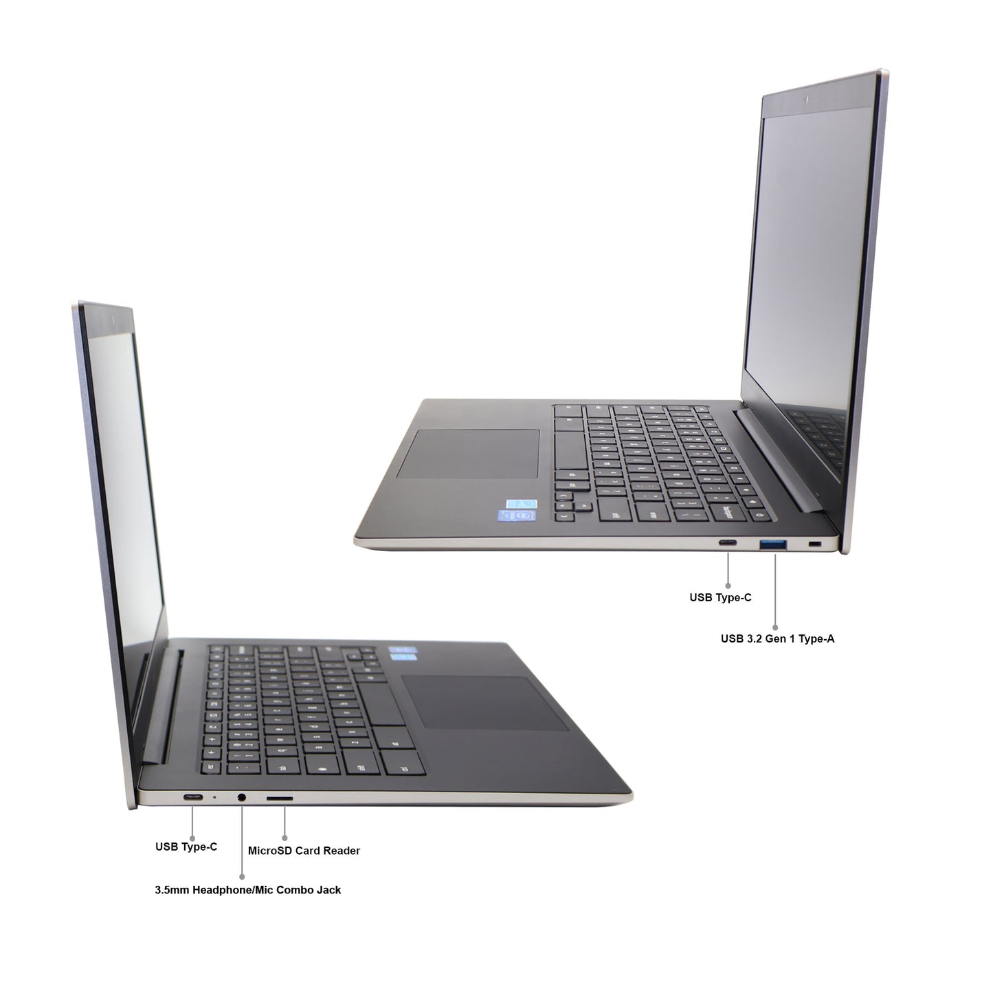 Samsung Galaxy Chromebook Go 14" LED Laptop - Intel Celeron N4500, 4GB RAM, 64GB Storage, ChromeOS (Silver) Content Creator Bundle