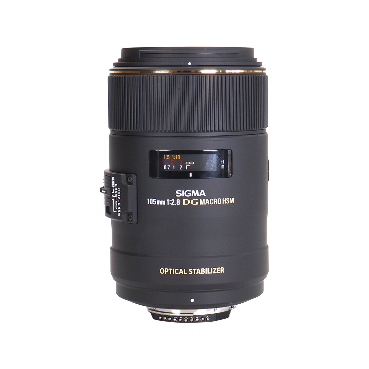 Sigma 105mm F2.8 EX DG OS HSM Macro Lens for Nikon DSLR Camera + 62mm UV Filter
