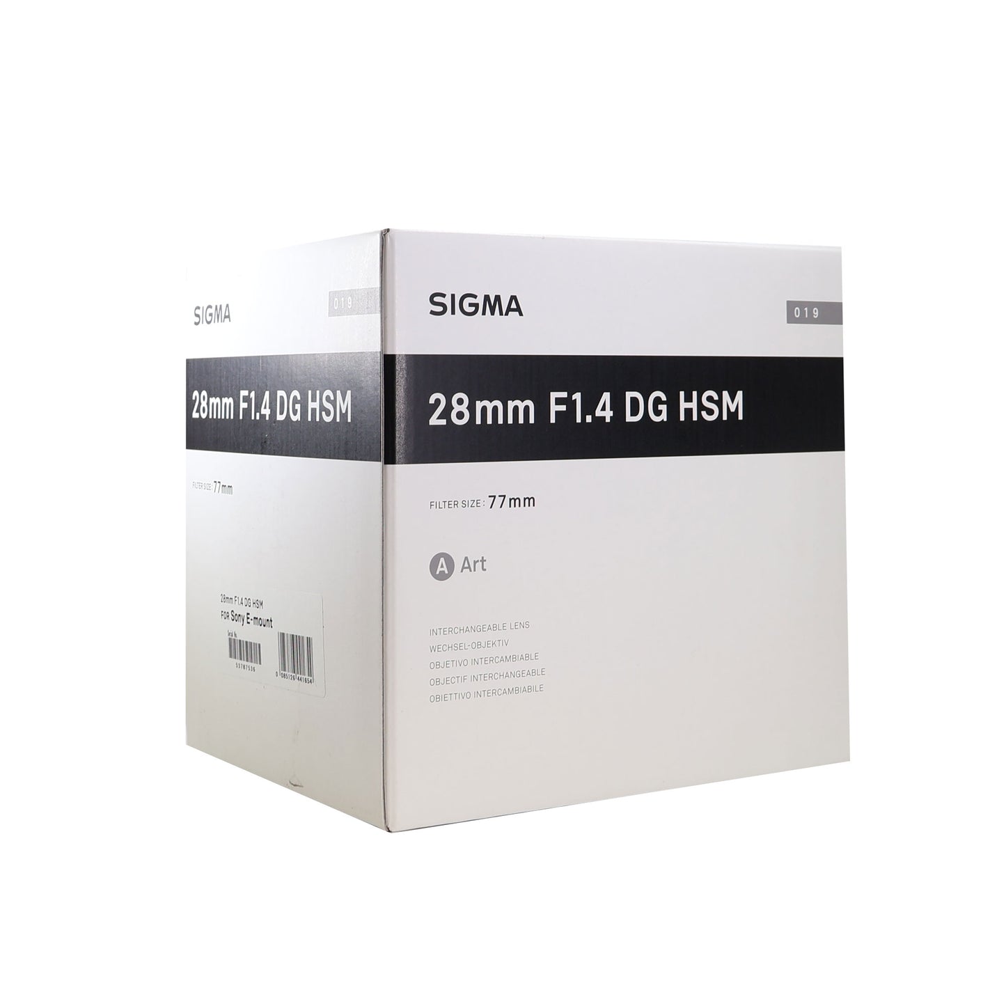 Sigma 28mm f/1.4 DG HSM Art Lens (Sony E) with 77mm Digital HD UV Filter