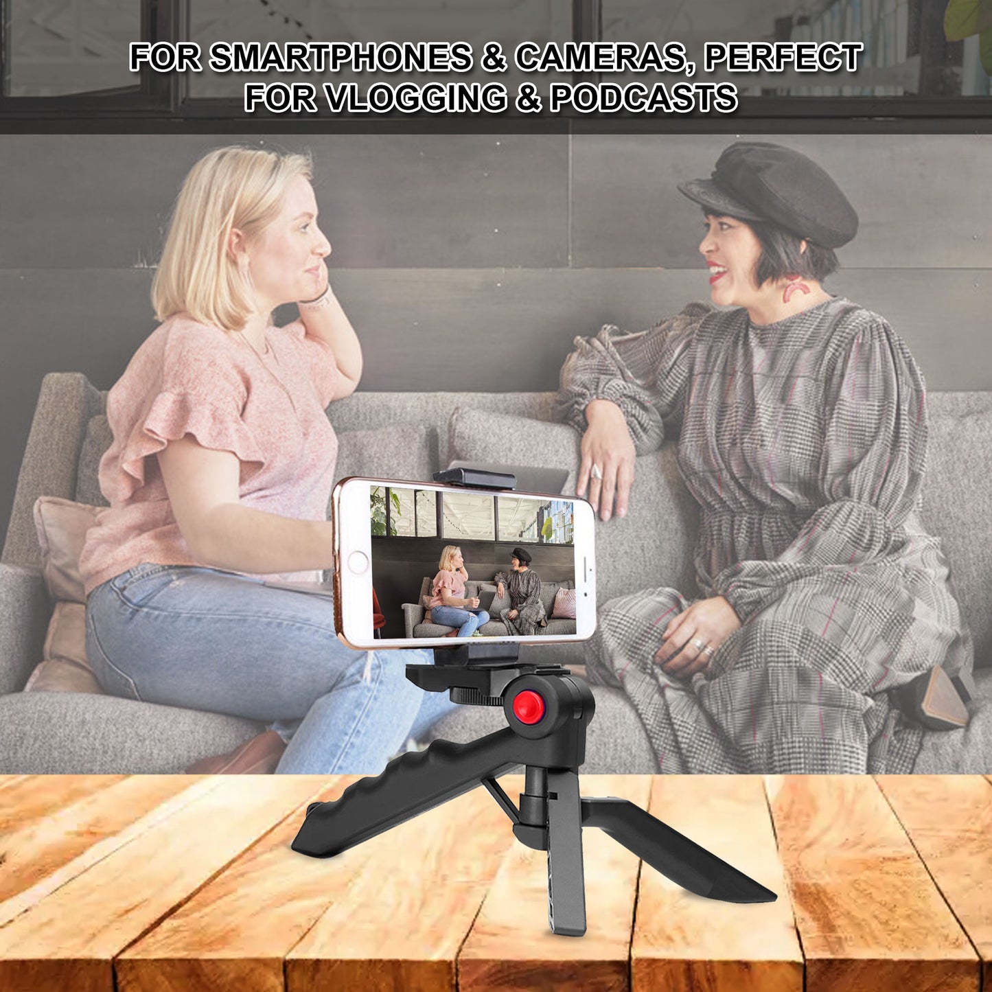 Hollyland LARK MAX 2 Combo 4-Person Wireless Microphone System for Cameras and Mobile Devices (Space Gray, 2.4 GHz) Podcast & Interview Bundle