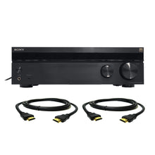 Sony STR-DH190 2-Channel Stereo Receiver Bluetooth with 2x 6ft HDMI Cables