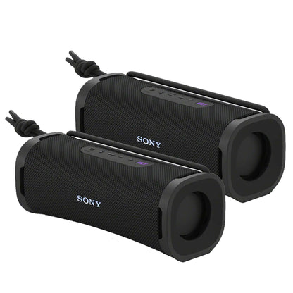 2x Sony ULT FIELD 1 Wireless Bluetooth Speakers Black - Open Box, Portable, Powerful Bass
