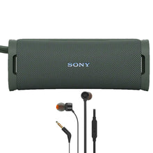 Sony ULT FIELD 1 Wireless Speaker Forest Gray + JBL T110 Earbuds - Open Box, Bass