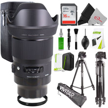 Sigma 28mm f/1.4 DG HSM Art Lens (Sony E) Accessory Bundle