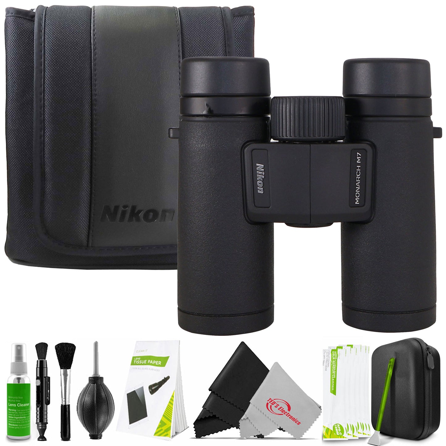 Nikon Monarch M7 8x30 Binoculars with Professional Cleaning Kit