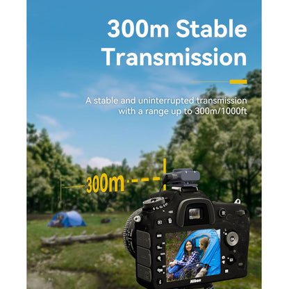 Hollyland LARK M2 2-Person Wireless Mini Combo Microphone System (2.4 GHz, Shine Charcoal)