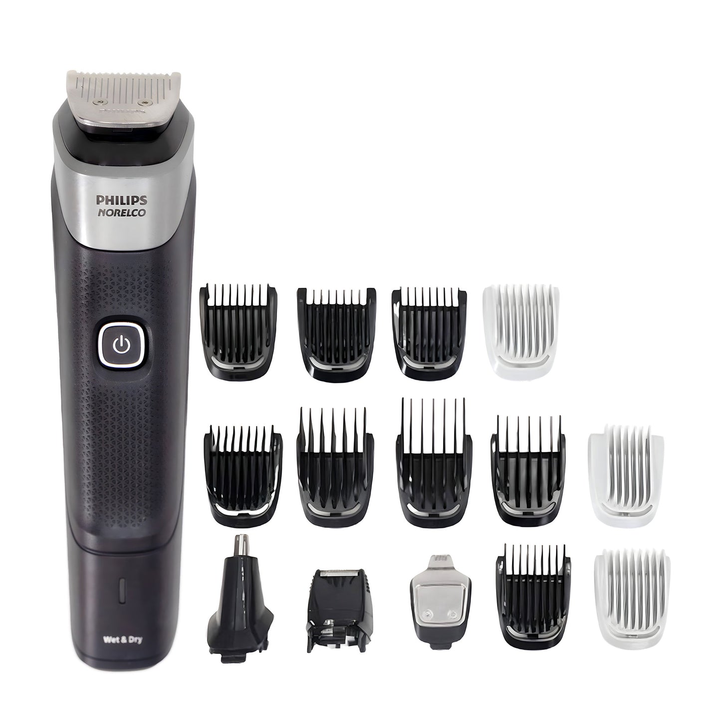 Philips Norelco Multigroom 5000 All-in-One Trimmer + Philips Norelco Ultimate Comfort Nose Trimmer 1000 Battery Powered NT1605/60 for Nose, Ear, and Eyebrows