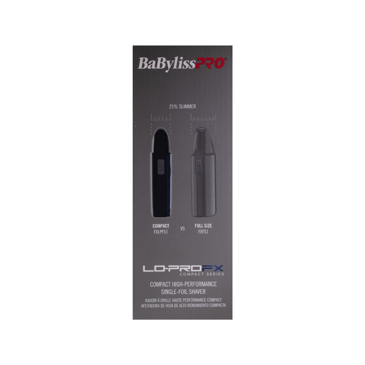 BaByliss Pro Lo-ProFX Compact High-Performance Single Foil Cordless Shaver (Blue) + Babyliss Barberology Professional Barber Mat