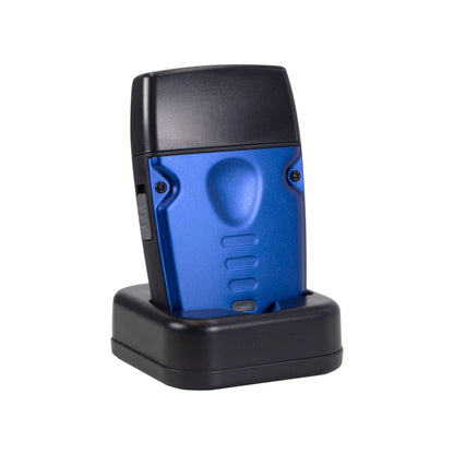 BaByliss Pro Lo-ProFX Compact High-Performance Single Foil Cordless Shaver (Blue) + BaByliss Pro Fade Brush - Black BPFADEB