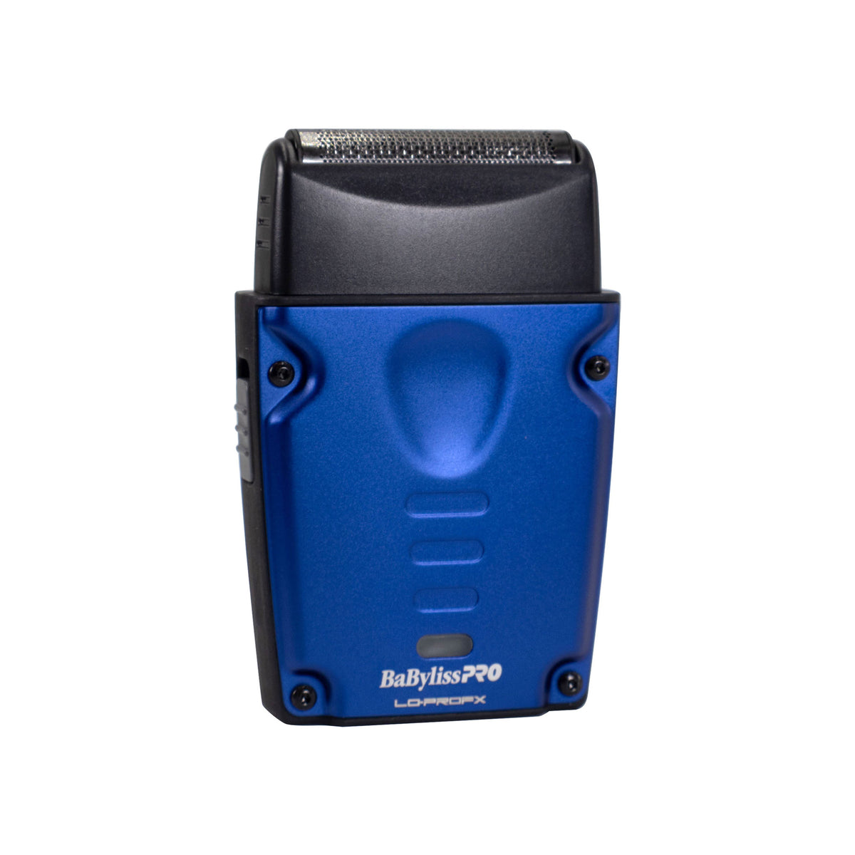 BaByliss Pro Lo-ProFX Compact High-Performance Single Foil Cordless Shaver (Blue) + BaByliss Pro Fade Brush - Black BPFADEB
