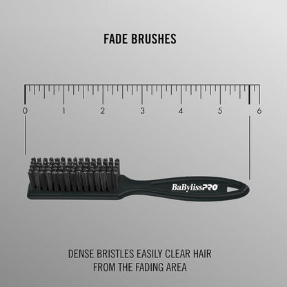 BaByliss Pro Lo-ProFX Compact High-Performance Single Foil Cordless Shaver (Blue) + BaByliss Pro Fade Brush - Black BPFADEB
