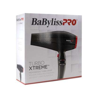 BaByliss Pro Professional Turbo Xtreme Hair Dryer BAB9400UC (Black) + BaByliss Pro Porcelain Ceramic Limited Edition Straightening Iron 1" and Spring Curling Iron 1¼" Styling Set #BPCPP6UC