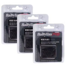 3x BaByliss Pro Wedge Clipper Blade (Graphite) FX603B
