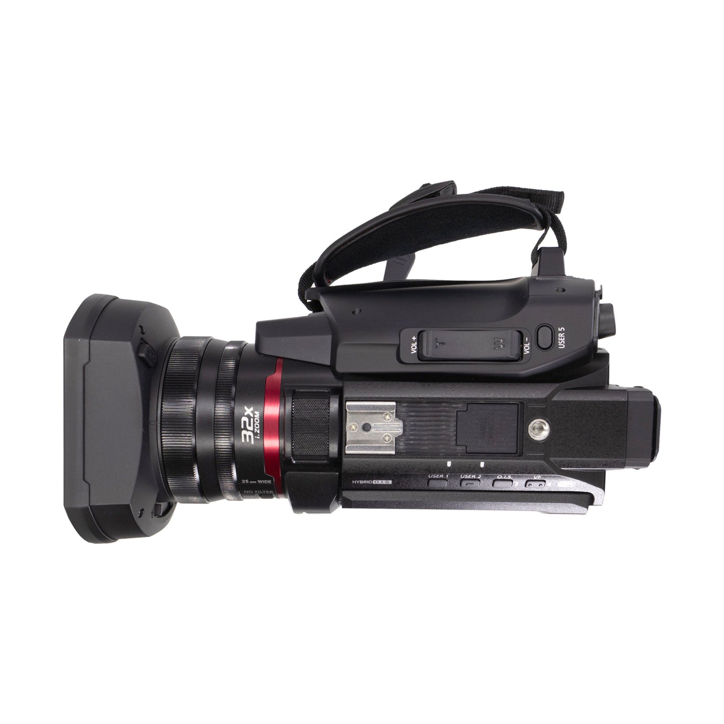 Panasonic CX20 Professional Compact 4K Camcorder with XLR Inputs & IP Connectivity - International Model + Transcend 128GB SDXC/SDHC 300S Memory Card + Full Size DSLR Gadget Bag + Professional Cleaning Kit