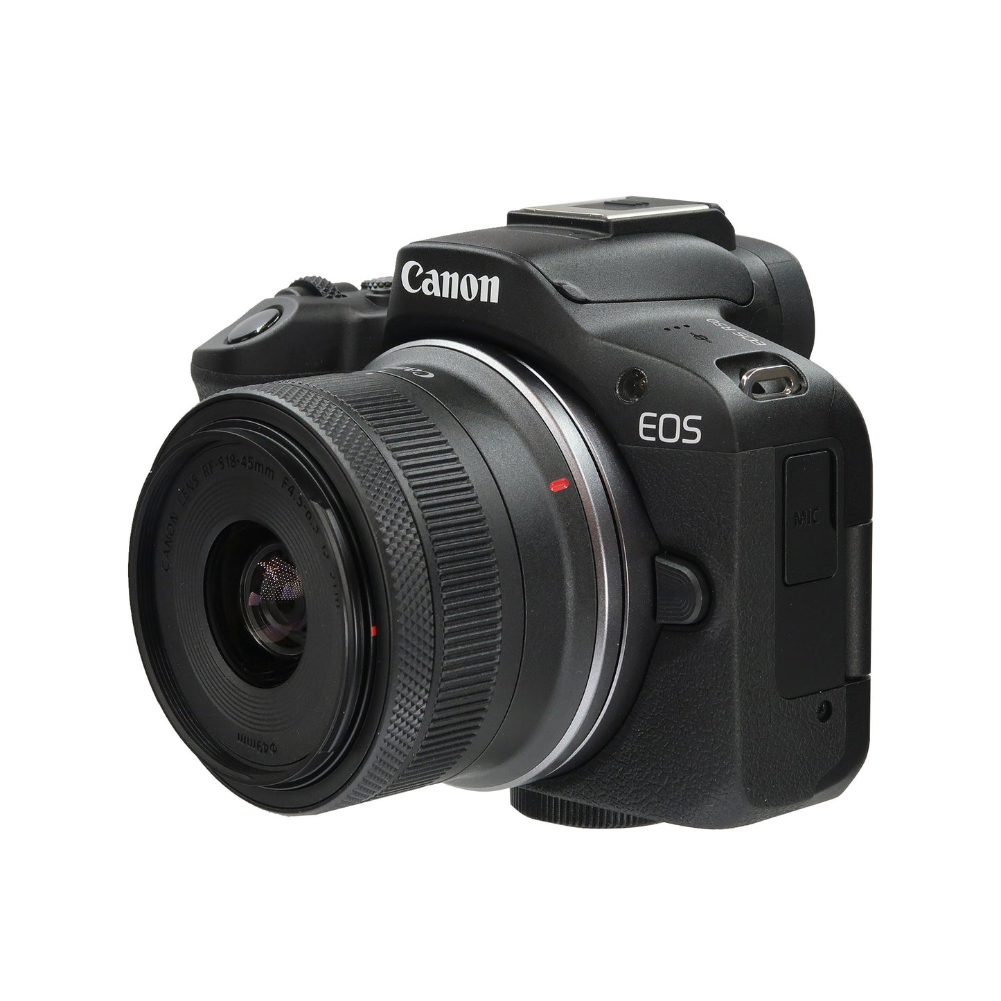 Canon EOS R50 Mirrorless Camera with 18-45mm Lens (Black) Refurbished