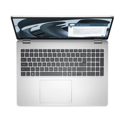 Dell 16" Pro 16 Plus Laptop - AMD Ryzen 7 PRO 250 - 16GB RAM (Silver) Refurbished with Cables