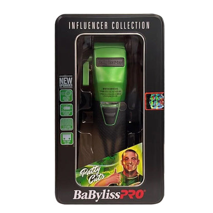 BaByliss Pro FX870 GI BOOST+ Influencer Collection Patty Cuts Cordless Clipper - Green Barber Essential Bundle