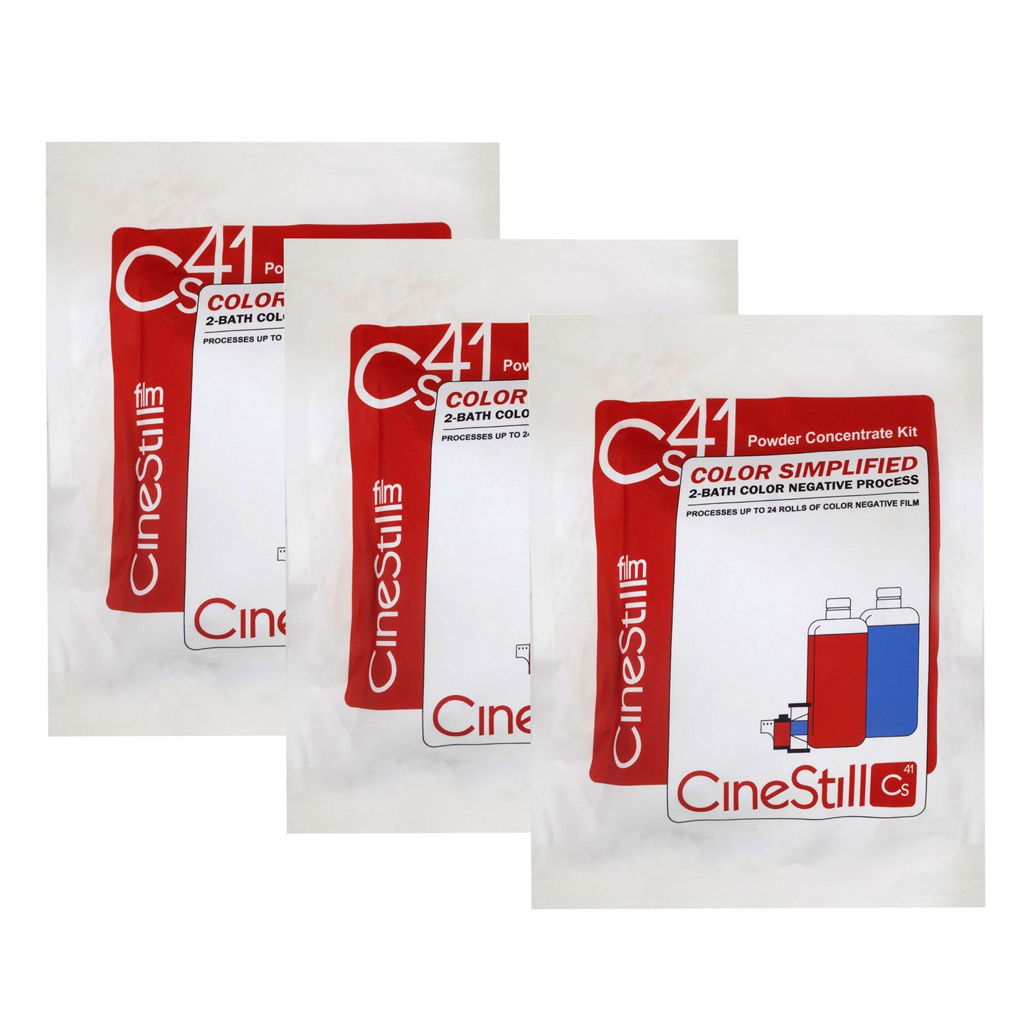 3x CineStill Film Cs41 Powder Developing Kit for C-41 Color Film