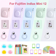 Complete Accessory Kit for Fujifilm Instax Mini 8/9/11/12 – Camera Case, Photo Album, Frames, Stickers & Lens Filters (Pink)