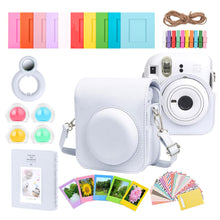 Complete Accessory Kit for Fujifilm Instax Mini 8/9/11/12 – Camera Case, Photo Album, Frames, Stickers & Lens Filters (White)