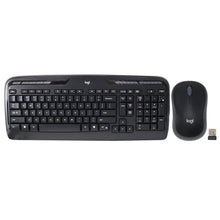 2x Logitech MK320 Full-size Wireless Membrane Keyboard and Mouse Bundle for PC - Black