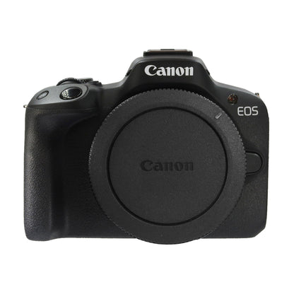 Canon EOS R50 Mirrorless Camera with Canon RF-S 18-45mm f/4.5-6.3 IS STM Lens and Transcend 64GB SDXC Memory Card + Camera Case