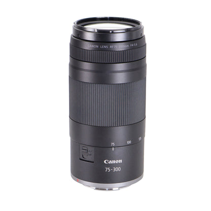 Canon EOS R50 Mirrorless Camera with RF-S 18-45mm f/4.5-6.3 IS STM Lens and RF 75-300mm f/4-5.6 Lens Basic Accessory Bundle