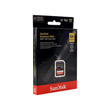 Sandisk 64GB Extreme PRO SDXC UHS-I Memory Card