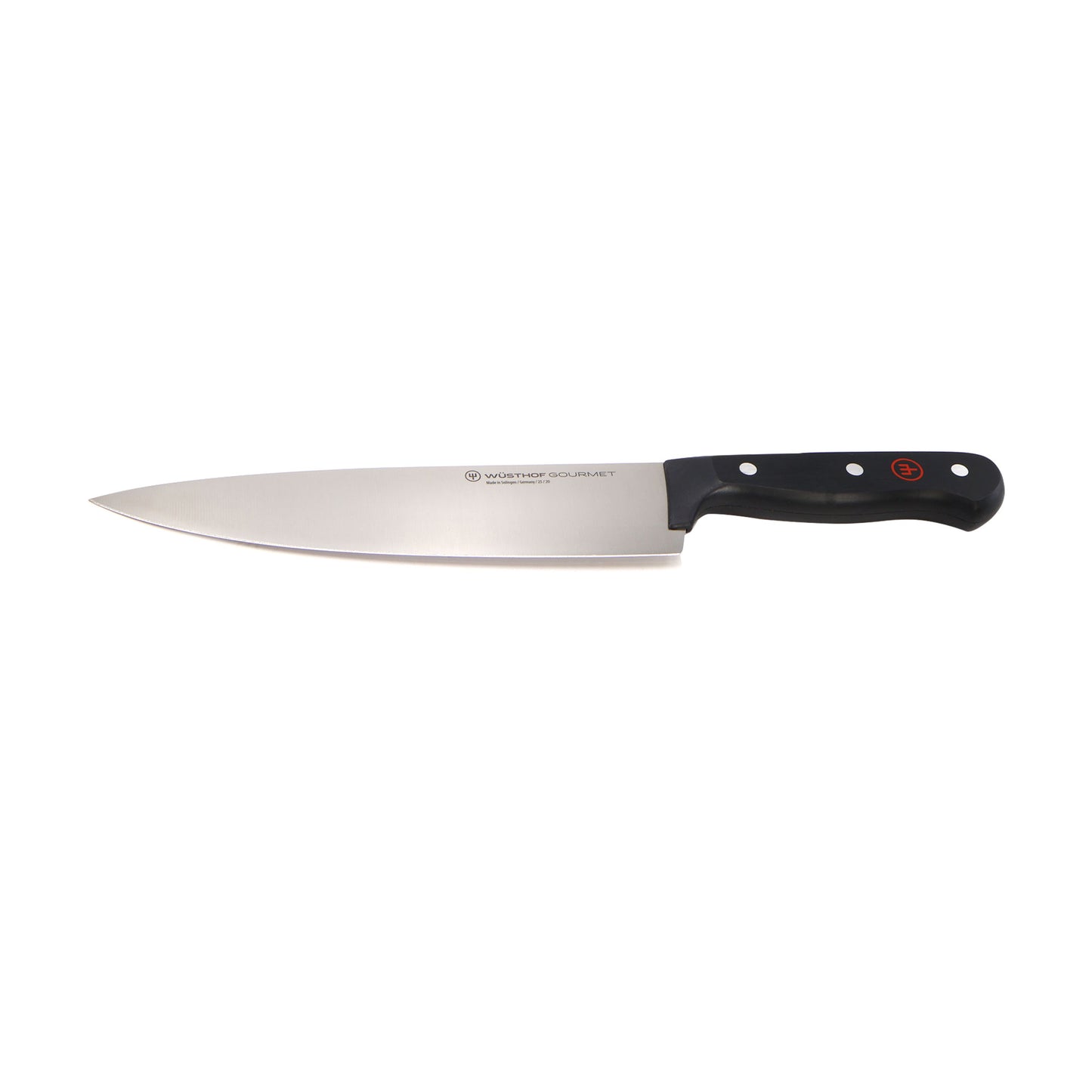 Wusthof Gourmet 4-Piece Chef's Knife Set, Black - Includes 8" Chef's Knife, 2.75" Paring Knife, 4.5" Utility Knife, Honing Steel + Wusthof Classic 2-Piece Carving Set - Includes Classic 8" Carving Knife + Classic 6" Straight Meat Fork  - 1120160204