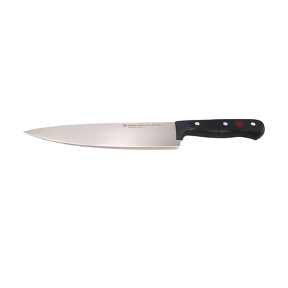 Wusthof Gourmet 4-Piece Chef's Knife Set, Black - Includes 8" Chef's Knife, 2.75" Paring Knife, 4.5" Utility Knife, Honing Steel + Wusthof Classic 2-Piece Carving Set - Includes Classic 8" Carving Knife + Classic 6" Straight Meat Fork  - 1120160204