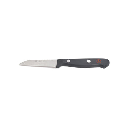 Wusthof Gourmet 4-Piece Chef's Knife Set, Black - Includes 8" Chef's Knife, 2.75" Paring Knife, 4.5" Utility Knife, Honing Steel + Wusthof Classic 2-Piece Carving Set - Includes Classic 8" Carving Knife + Classic 6" Straight Meat Fork  - 1120160204