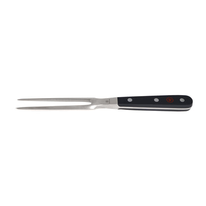 Wusthof Gourmet 4-Piece Chef's Knife Set, Black - Includes 8" Chef's Knife, 2.75" Paring Knife, 4.5" Utility Knife, Honing Steel + Wusthof Classic 2-Piece Carving Set - Includes Classic 8" Carving Knife + Classic 6" Straight Meat Fork  - 1120160204