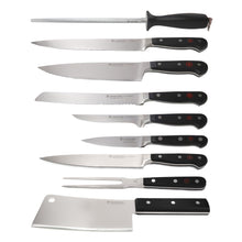 Wusthof 1120160602 Classic 6 Piece Cook's Set + Classic 2-Pc Carving Set (Classic 8" Carving, Classic 6" Straight Meat Fork) + Classic 6" Cleaver Knive