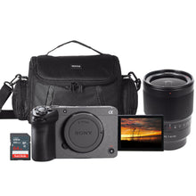 Sony FX30 Digital Cinema Camera (Black) with Distagon T* FE 35mm f/1.4 ZA Lens and 64GB Ultra SDXC Card, Camera Bag