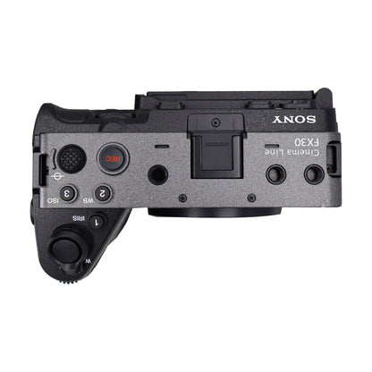 Sony FX30 Digital Cinema Camera (Black) + Sony Distagon T* FE 35mm f/1.4 ZA Lens + SanDisk 64GB Ultra SDXC UHS I Memory Card + Full Size DSLR Gadget Bag