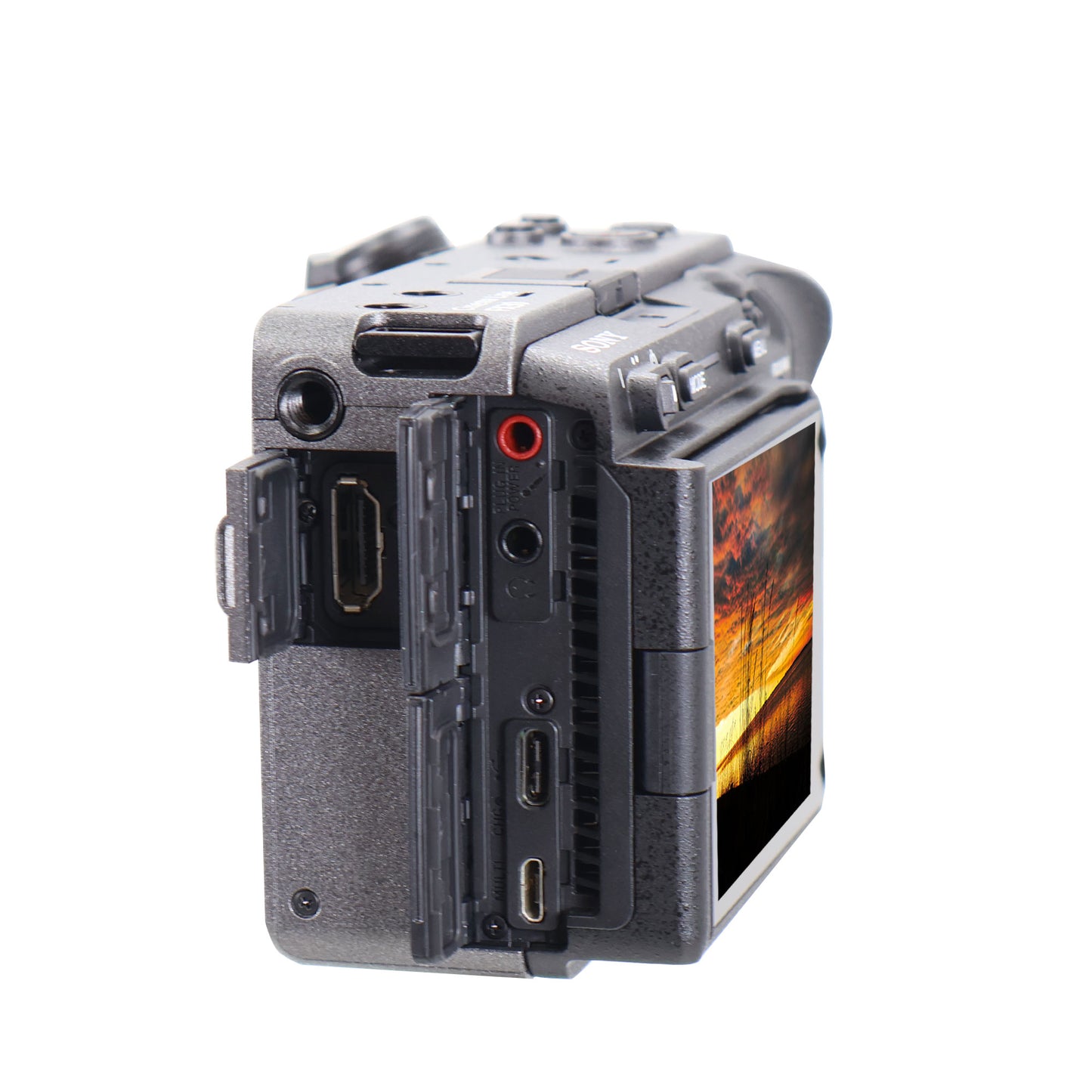Sony FX30 Digital Cinema Camera (Black) + Sony Distagon T* FE 35mm f/1.4 ZA Lens + SanDisk 64GB Ultra SDXC UHS I Memory Card + Full Size DSLR Gadget Bag