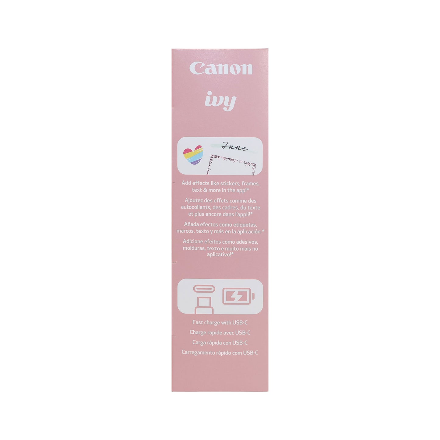 Canon IVY 2 Mini Photo Printer (Blush Pink)