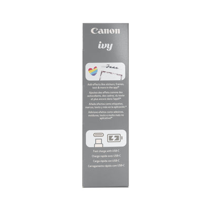 Canon IVY 2 Mini Photo Printer (Pure White) + Canon 2 x 3" ZINK Photo Paper Pack (50 Sheets)