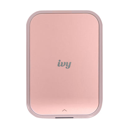 Canon IVY 2 Mini Photo Printer (Blush Pink) + Canon 2 x 3" ZINK Photo Paper Pack (50 Sheets)