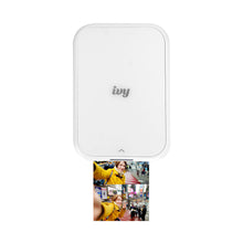 Canon IVY 2 Mini Photo Printer (Pure White) with 2 Pack 2 x 3" ZINK Photo Paper Pack (50 Sheets)