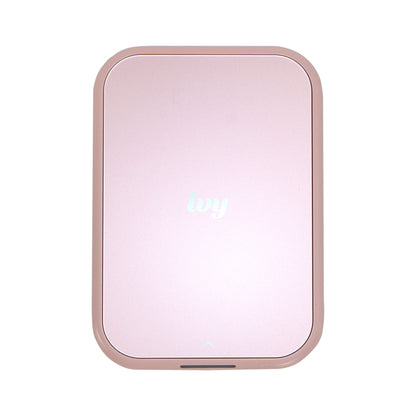 Canon IVY 2 Mini Photo Printer (Blush Pink) + 2x Canon 2 x 3" ZINK Photo Paper Pack (50 Sheets)