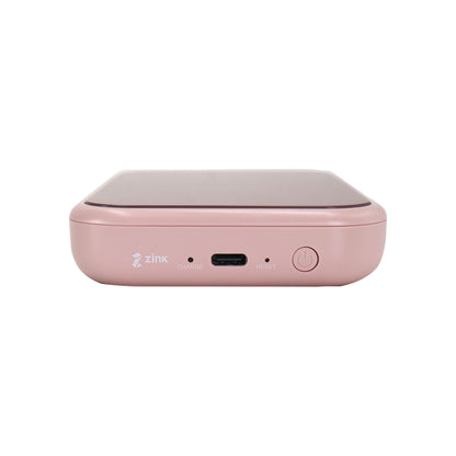 Canon IVY 2 Mini Photo Printer (Blush Pink) + 2x Canon 2 x 3" ZINK Photo Paper Pack (50 Sheets)
