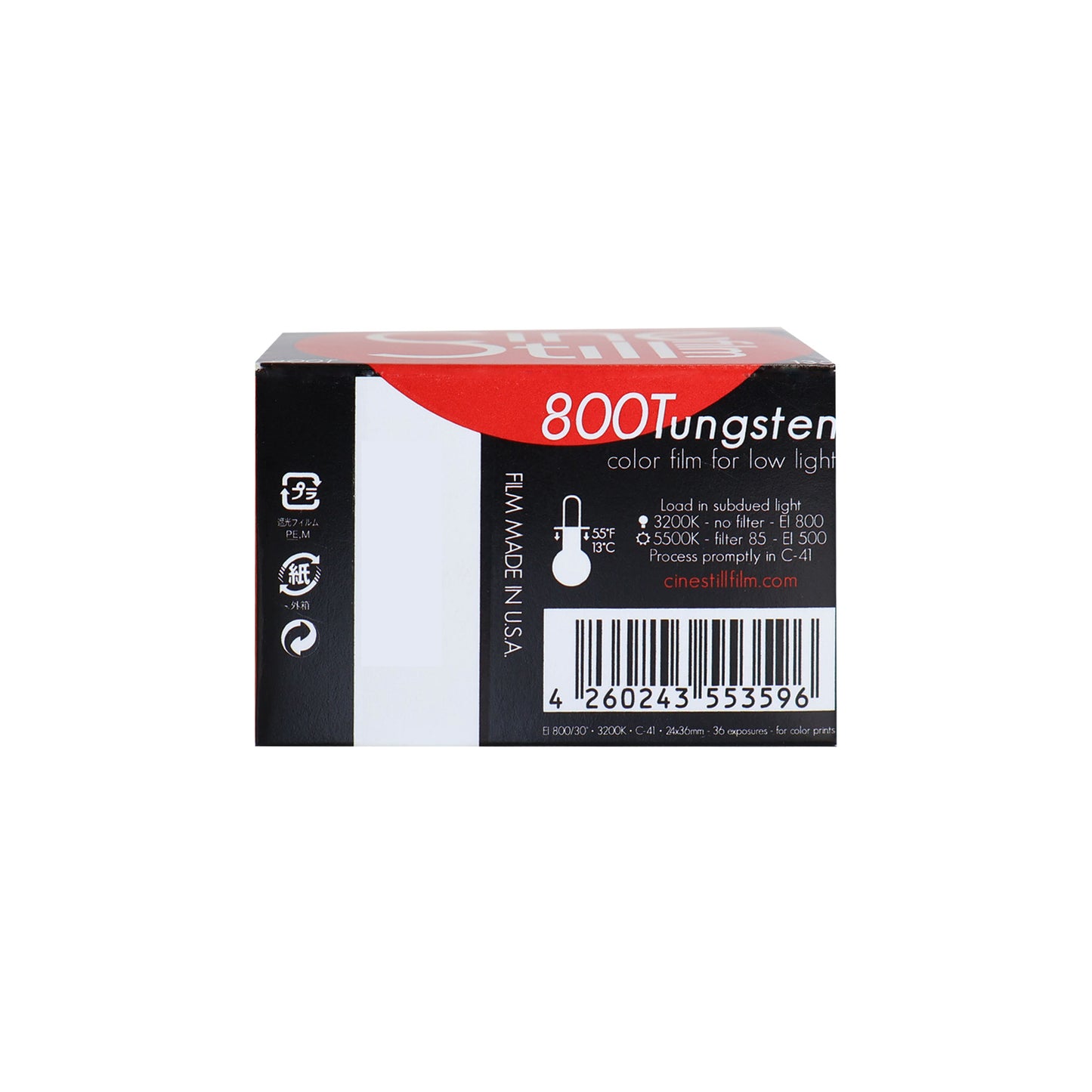 CineStill Film 800Tungsten C-41 Color Negative Film (35mm Roll Film, 36 Exposures)