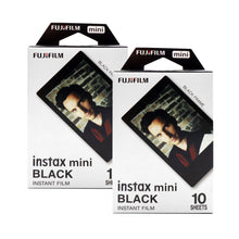 FUJIFILM Insta-Pack Mini Instant Film (Black, 10 Exposures) - 2 Pack