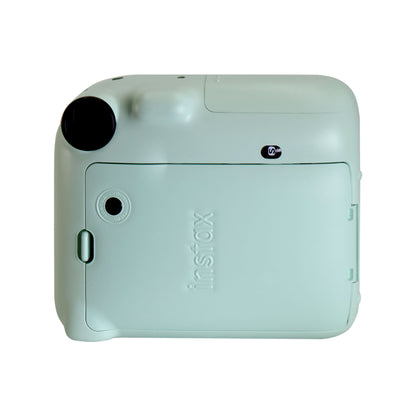 FUJIFILM INSTAX MINI 12 Instant Film Camera (Mint Green) + FUJIFILM Instax Mini Instant Film (Black, 10 Exposures)