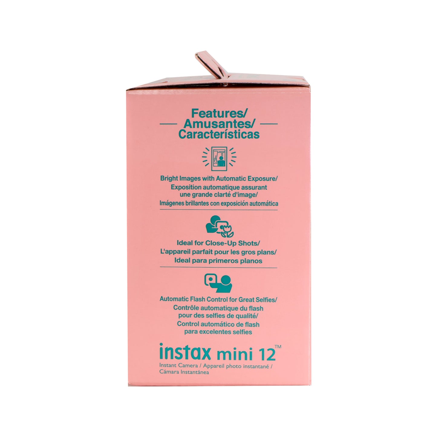 FUJIFILM INSTAX MINI 12 Instant Film Camera (Mint Green) + FUJIFILM Instax Mini Instant Film (Black, 10 Exposures)