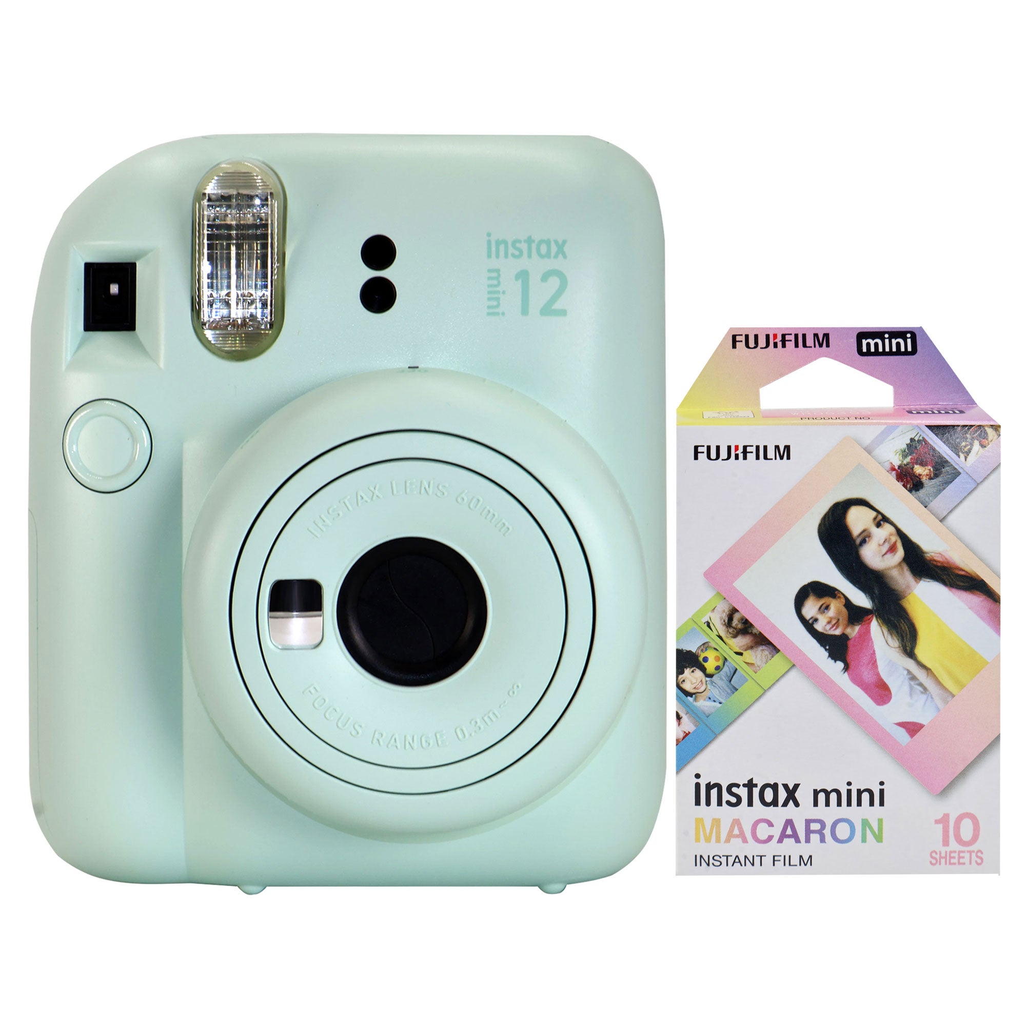 FUJIFILM INSTAX MINI 12 Instant Film Camera (Mint Green) with